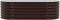vidaXL - Tuin - Verhoogd - Bed - Bruin - 160x80x44 - cm - Gegalvaniseerd - Staal