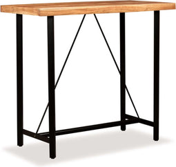 vidaXL - Bartafel - 120x60x107 - cm - massief - acaciahout