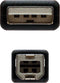 Nanocable 10.01.0104-BK - USB A naar USB B - 300 cm - Zwart