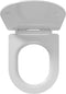 Tiger Carter - WC bril D-vorm - Softclose - Easy Clean - Wit