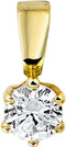 Marie Celeste hanger - Fantasiehanger - 14 karaat goud - Zirkonia