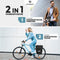 RADGEIST - Fietstas voor fietsdrager - 2-in-1 waterdicht met schoudertas functie - (20 liter)