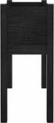 vidaXL - Plantenbakken - 2 - st - 70x31x70 - cm - massief - grenenhout - zwart