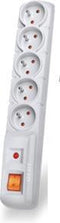 HSK DATA Acar F5 5m power uitbreiding 5 AC-uitgang(en) Binnen/buiten Grijs