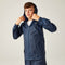 Regatta - Kids Pack It III Opvouwbaar Kinder Regenjack - Donker Blauw - Maat 128