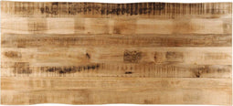vidaXL - Tafelblad - met - natuurlijke - rand - 140x60x2,5 - cm - massief - mangohout