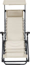 vidaXL - Terrasstoelen - 2 - st - inklapbaar - textileen - crèmekleurig