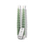 Annas collection - 2Pcs Jade Green Swirl Rustic Wax Taper Candle 23Cm 3D W