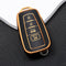 Autosleutel hoesje - TPU Sleutelhoesje - Sleutelcover - Autosleutelhoes - Geschikt voor Toyota - goud - B4 - Toyota C-HR, Toyota Corolla, Toyota Rav, Toyota Rav4, Toyota Yaris, Toyota Aygo, Toyota Camry, Toyota Land Cruiser, Toyota Proace, Toyota Pr