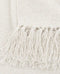 Yellow Plaid Navia (White) - 140x200 cm