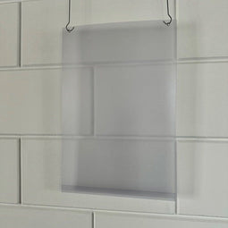 Prijskaarthoes vertikaal voor 297x420 mm