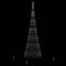 LED Kerstboom met 550 LED Multikleur 160 x 160 x 500 cm Metaal