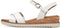 Tamaris Essentials - Dames Sandalen - Hakhoogte 4,5 cm - Wit - Maat 41