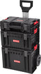 Qbrick System PRO Cart - Gereedschapswagen - Mobiel met telescopische greep - Zwart