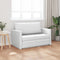 vidaXL - Vloersofa - Bed - 2-in-1 - Wit - 124x71x78 - cm - Kunstleer