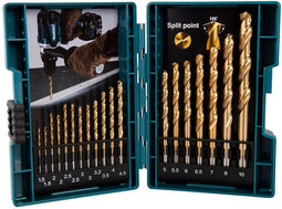 Makita B-67795 - Boorbitjes set - 19 stuks HSS in plastic box