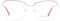 Gant GA4129 51068 bril zonder sterke - Dames - Rood