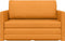 vidaXL - Vloersofa - Bed - 2-in-1 - Donkergeel - 124x71x78 - cm - Stof