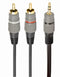 Gembird CCA-352-5M audio kabel 3.5mm 2 x RCA Zwart