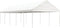 vidaXL - Prieel - met - dak - 11,15x4,08x3,22 - m - polyetheen - wit