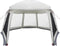 vidaXL - Zwembadtent - met - uitneembare - buiten- - gaaswanden - 512x458 - cm - grijs