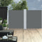 vidaXL - Windscherm - uittrekbaar - 140x600 - cm - antraciet