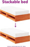 vidaXL - Bedbank - zonder - matras - wasbruin - 75x190 - cm - massief - grenenhout