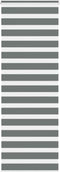 vidaXL - Zebra - rolgordijn - 70x230 - cm - stofbreedte - 65,9 - cm - donkergrijs