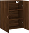 vidaXL - Wandkast - 69,5x34x90 - cm - bruin - eikenkleur
