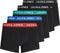 JACK&JONES JACHUEY TRUNKS - Heren Onderbroek - 5-pack - Zwart met blauw (5 stuks)
