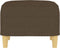 vidaXL - Voetenbank - 60x50x41 - cm - stof - bruin