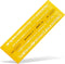 Aristo lettersjabloon duo-combi - afmetingen 245x75mm - letterhoogte 3.5/5mm - H-profiel - oranje transparant - AR-5305