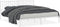 vidaXL - Bedframe - met - hoofdbord - metaal - wit - 180x200 - cm