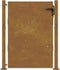 vidaXL - Poort - 105x130 - cm - cortenstaal