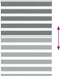 vidaXL - Zebra - rolgordijn - 115x150 - cm - stofbreedte - 110,9 - cm - donkergrijs