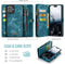 Caseme Geschikt voor iPhone 16 Plus hoesje - Vintage 2 in 1 portemonnee - Blauw