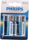 Philips LR20E2B - D Batterijen - Alkaline - 2 stuks (2 stuks)