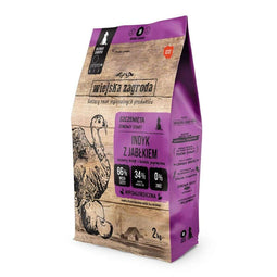 Voer WIEJSKA ZAGRODA Turkey with apple M Puppy Pauw 9 kg