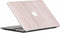 Lunso Geschikt voor MacBook Pro 13 inch (2016-2019) cover hoes - case - houtlook lichtbruin