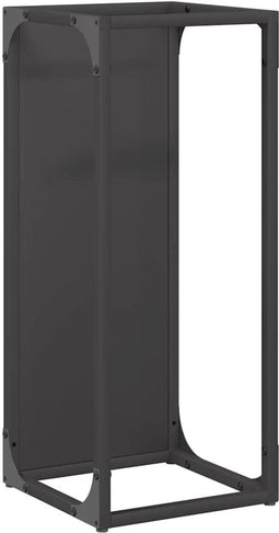 vidaXL - Brandhoutrek - 25x25x60 - cm - koudgewalst - staal - zwart