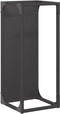 vidaXL - Brandhoutrek - 25x25x60 - cm - koudgewalst - staal - zwart