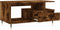 vidaXL - Salontafel - 90x49x45 - cm - bewerkt - hout - gerookt - eikenkleurig