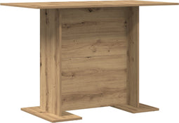 vidaXL - Eettafel - Artisan - Eik - 110x60x75 - cm - Engineered - Wood