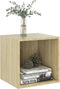 vidaXL - Wandkast - 37x37x37 - cm - spaanplaat - sonoma - eikenkleurig