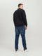 JACK&JONES PLUS JCOLOGAN - Hoge hals sweat - Licht geborsteld - Maat EU2XL US1L