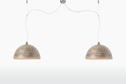 GOOD&MOJO Hanglamp Halong - Naturel/Bamboe - 153x53x35cm - 2L - Scandinavisch,Bohemian - Hanglampen Eetkamer, Slaapkamer, Woonkamer