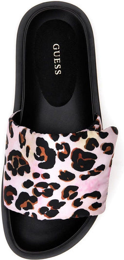 Guess Fabetzy - Dames Slippers - Luipaard - Maat 37 (2023)