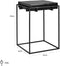 Richmond Interiors Bijzettafel Bolder aluminium zwart (Black)
