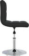 vidaXL - Eetkamerstoelen - 2 - st - kunstleer - zwart