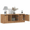 vidaXL - Tv-meubel - 102x35x36,5 - cm - bewerkt - hout - artisanaal - eikenkleur